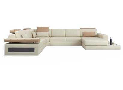 Sofá rinconera en forma de U, sofá acolchado de gran tamaño, sofás xxl, sofás, sofá de diseño de salón nuevo