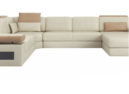 Sofá rinconera en forma de U, sofá acolchado de gran tamaño, sofás xxl, sofás, sofá de diseño de salón nuevo