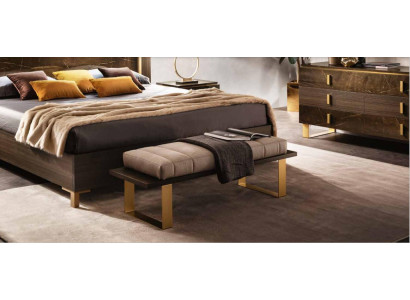 Taburete para pies Banco auxiliar Diseñador Italia Muebles de dormitorio de 140 cm