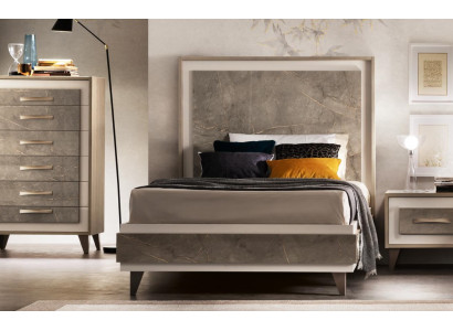 Cama acolchada Cama Cama Acolchado Madera Diseñador Hotel Design arredoclassic 120 cm