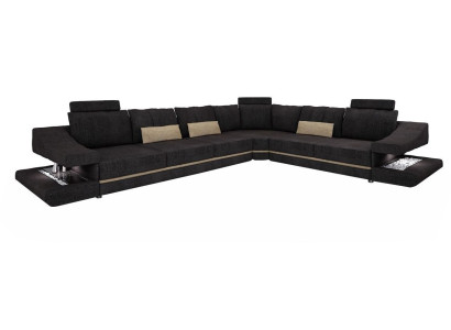 Textil para sala de estar, sofá negro, sofás en forma de L, color de asiento, sofá esquinero, sofá, muebles tapizados.