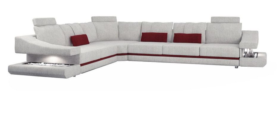 Sofás Diseño Sofá en forma de L Muebles Funciones Textil Cuero Sofá cama Sofás