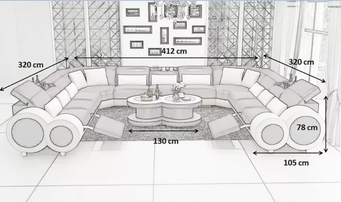 Sofá esquinero Sofá mueble de salón Diseño Sofá Sofás Tapizado Conjunto de esquina Sofás nuevos