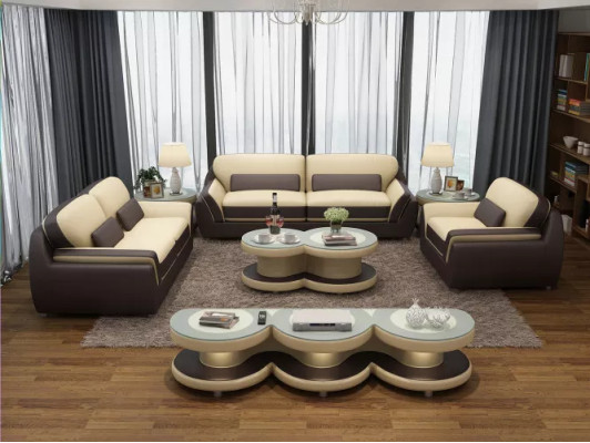 Sofá conjunto 321 mesa taburete aparador salón esquina sofá sofá 7 piezas.