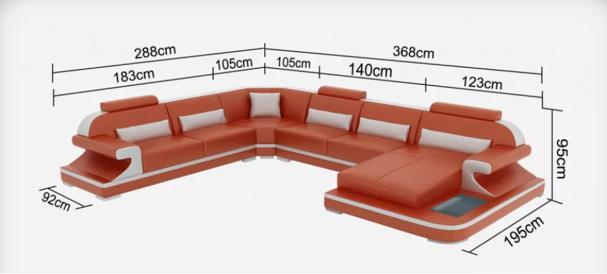 Sofá de diseño en forma de esquina, conjunto de esquina, sofá, sofás, mesas, 2 piezas, sala de estar.