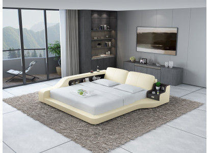 Cama de agua Hotel Cama doble Camas completas Cama de cuero completa Cama tapizada Agua LB8841