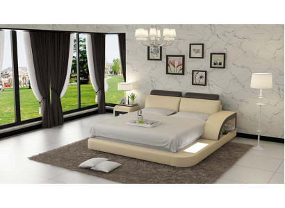 Cama de agua Hotel Cama doble Camas completas Cama de cuero Tapizada Agua LB8808