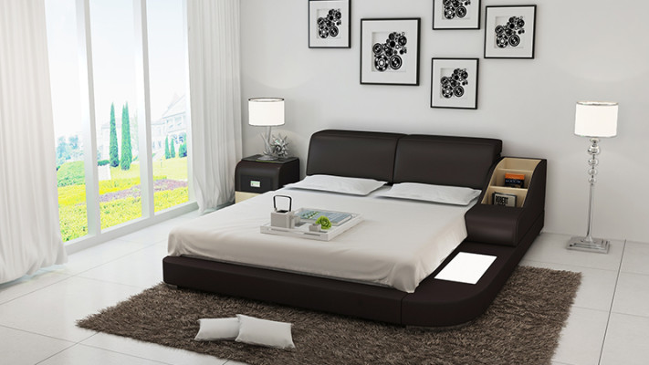 Cama de agua Hotel Cama doble Camas completas Cama de cuero Cama tapizada Agua LB8815