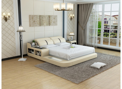 Cama de agua Hotel Cama doble Camas Conjunto completo Cama de cuero Cama tapizada Agua LB8821