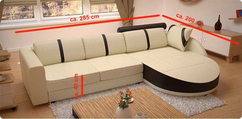 SOFÁ DE CUERO CON USB SOFÁ DE ESQUINA CON FUNCIÓN DE CAMA SOFÁ DE DISEÑO SOFÁ CAMA NUEVO MINI COLOR