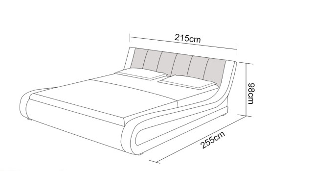 Cama de agua Hotel Cama doble Camas Completas Cama de cuero Cama acolchada Agua LB8829