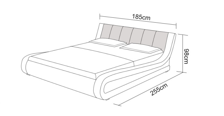 Cama de agua Hotel Cama doble Camas Completas Cama de cuero Cama acolchada Agua LB8829