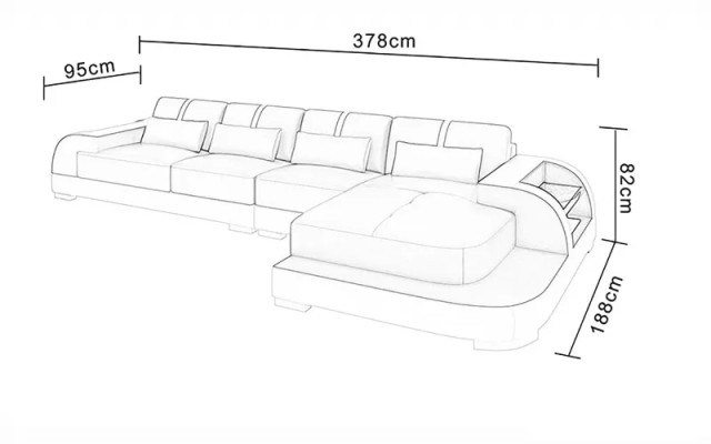 Diseño sofá esquinero sofá sillón sofá tapizado conjunto de sofás de esquina para sala de estar 2 piezas.