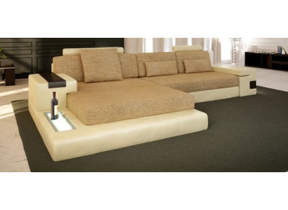 Sofá en forma de L Sofá Diseño Sofá Textil Moderno Conjunto de salón Modular Sofá Esquinero Nuevo
