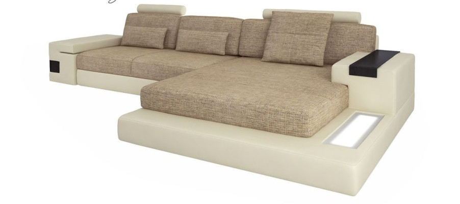 Sofá en forma de L Sofá Diseño Sofá Textil Moderno Conjunto de salón Modular Sofá Esquinero Nuevo