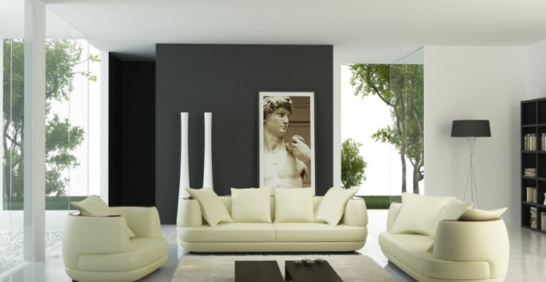 Conjunto de sofás con USB Sofá tapizado en cuero 3+2+1 Sofás clásicos Asientos NUEVOS