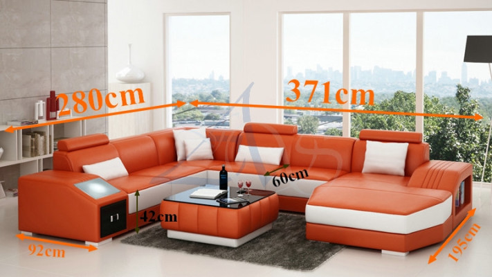 Conjunto de salón sofá de esquina sofá de cuero sofá sofá acolchado asiento esquina juego de muebles nuevo