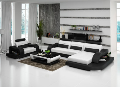 Vitrinas modernas de madera Mueble moderno Armario de comedor Vitrina de pie Estante