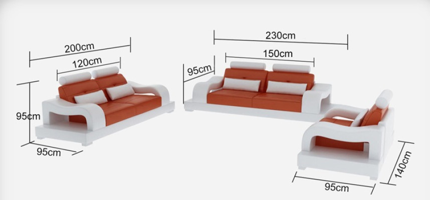 Sofá de cuero sofá conjunto de sofás conjunto de sala de estar 3+2+1 asientos conjunto de diseño moderno G8005D