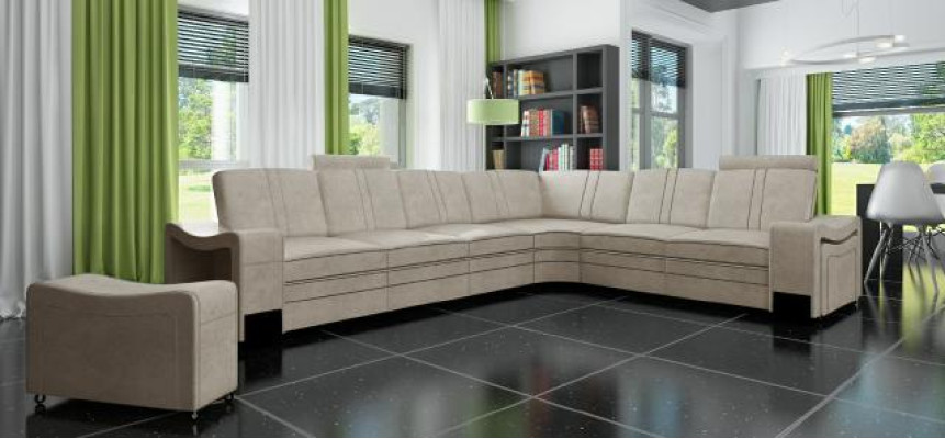 Tela sofá Textil tapicería sofá esquinero sofá + USB sofá esquinero salón sofá de tela
