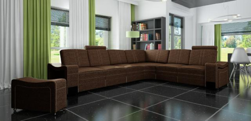 Tela sofá Textil tapicería sofá esquinero sofá + USB sofá esquinero salón sofá de tela