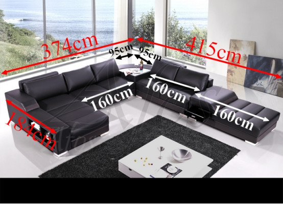 Moderno aparador de madera con cajones cómodos de 154 cm de ancho, grande, para salón.