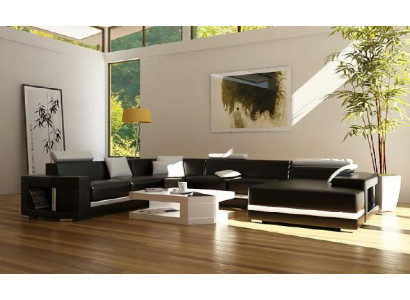 Descubre la elegancia moderna y el estilo sofisticado del sofá en forma de U para tu sala de estar.