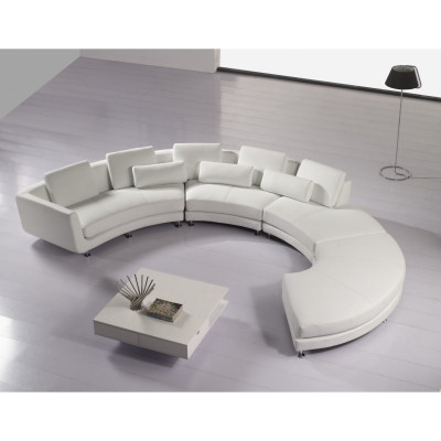 Sofá esquinero moderno sofá redondo esquinero sofá esquinero redondo conjunto de sillón de cuero sofá + USB
