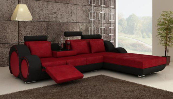 Sofá de tela con USB, sofá esquinero, sofá de tela, sofá de esquina, conjunto de sofás, completamente nuevo.