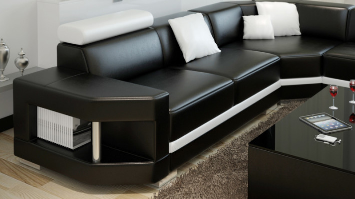 Sofá de diseño exclusivo para mayor comodidad y elegancia atemporal.