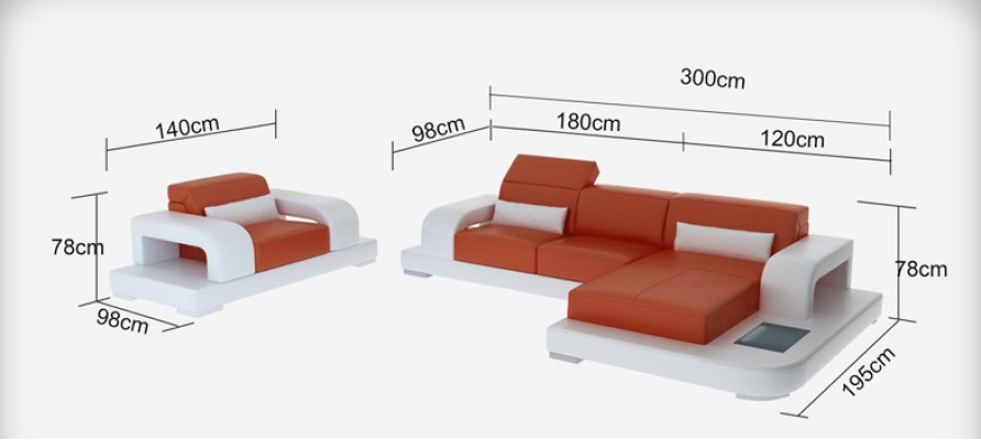Sofá en forma de L, sillón, mesa de madera moderna, mesa de café completa, sofá esquinero, mesa de centro nueva.