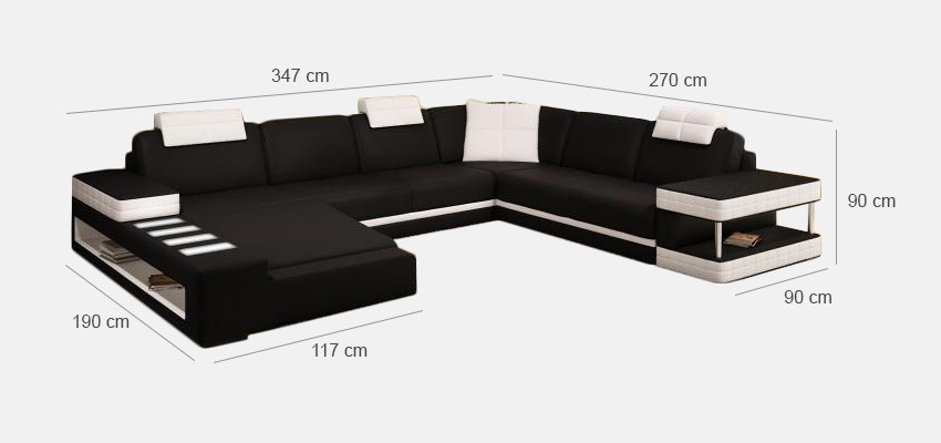 Sofá de cuero, sofá esquinero, esquinero, asiento tapizado, esquina, juego de sala de estar.