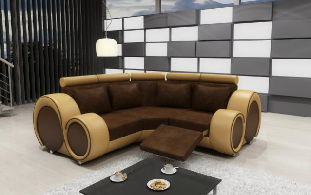 SOFÁ TAPIZADO SOFÁ DE SALÓN SOFÁ CON FUNCIÓN DE RELAX SOFÁ ESQUINERO Fabricación a medida USB