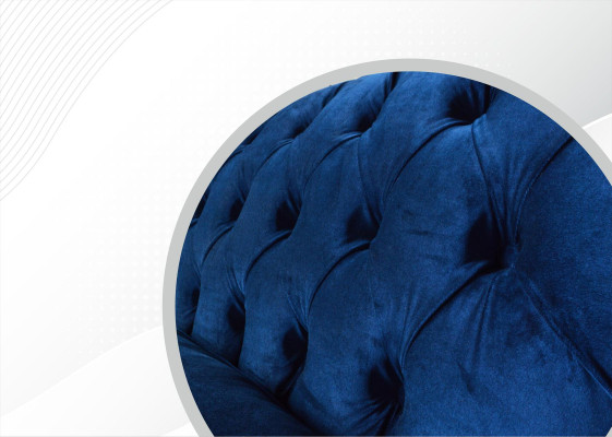 Sofá Grande XXL Chesterfield 240cm Tapizado Sofá de 4 Plazas de Cuero