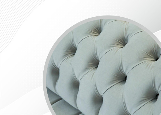 Sofá, sofá tapizado, conjunto de tapicería, asientos, sofás, sofás Chesterfield de 3 plazas.