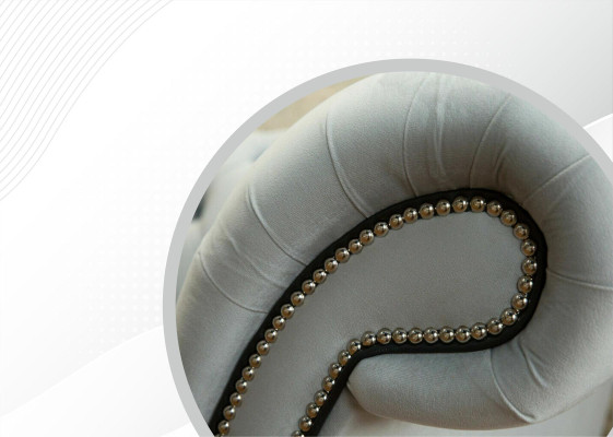 Sofá, sofá tapizado, conjunto de tapicería, asientos, sofás, sofás Chesterfield de 3 plazas.