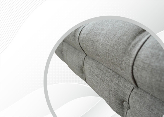 Chesterfield 3 plazas sofá de diseñador Sofás tapizados Sofás de tela Textil