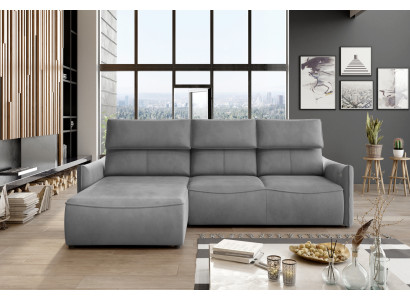Sofá en forma de L con mesa de centro acolchada esquina Sala de estar Muebles de lujo Sofá Nuevo