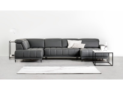Sofá cama acolchado con diseño moderno en forma de U, nuevo sofá esquinero.