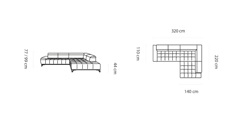 Sofá de esquina en forma de L Sofá Sofá de esquina Conjunto de sala de estar Sofá Esquinero Muebles Diseño Moderno Textil Nuevo