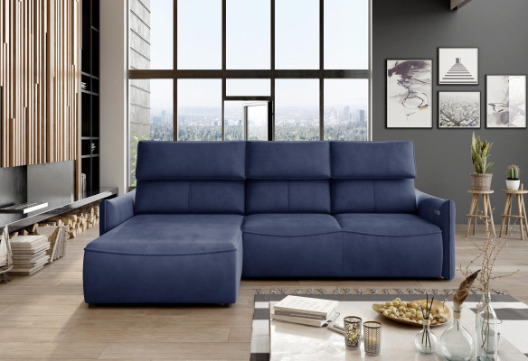 Diseño de esquina Sofás modernos Sofá de esquina en forma de L Asiento Sofá de tela Sofá para salón Nuevo
