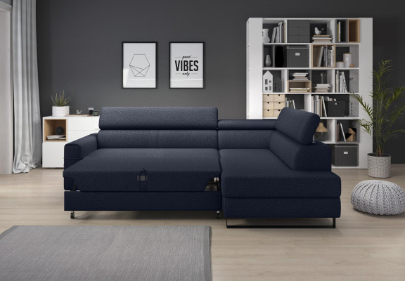 Sofá esquinero en forma de L Wohnlandschaft Tapizado en tela Textil Cuero Asiento Sofás