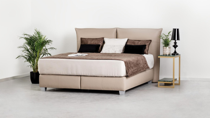 Dormitorio Moderno 180x200 Madera Textil Camas Cama Cama tapizada Lujo Doble Nuevo
