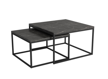 Set de diseñador 2x mesa de centro mesa auxiliar mesa de salón