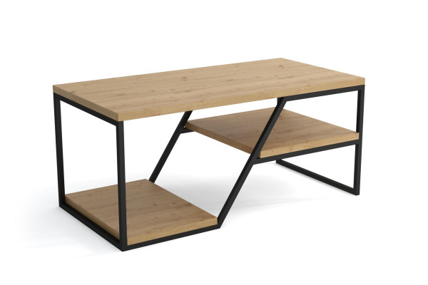Mesa de centro de diseño moderno y elegante para la sala de estar de lujo en madera, mesas auxiliares.