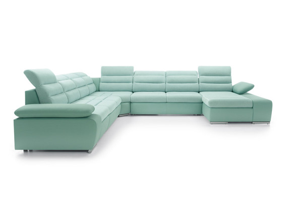 Sofá en forma de U, sofá esquinero con función de dormir, conjunto de sala de estar, sofá, sofás, sofás.