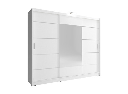 Armario con espejo para dormitorio Flotar 250cm Armarios de ropa Puertas correderas