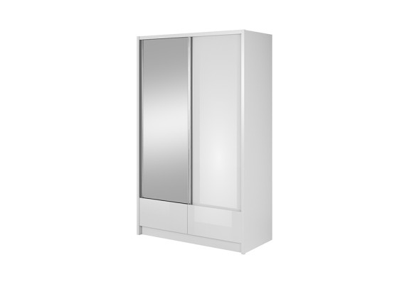 Garderobe Almacenamiento 130 cm Estantería Armario Archivo Puertas correderas Oficina