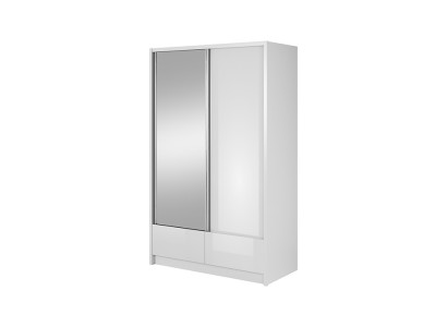 Garderobe Almacenamiento 130 cm Estantería Armario Archivo Puertas correderas Oficina