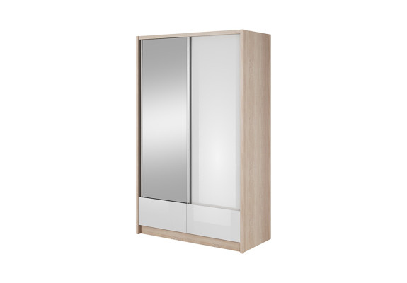 Garderobe Almacenamiento 130 cm Estantería Armario Archivo Puertas correderas Oficina